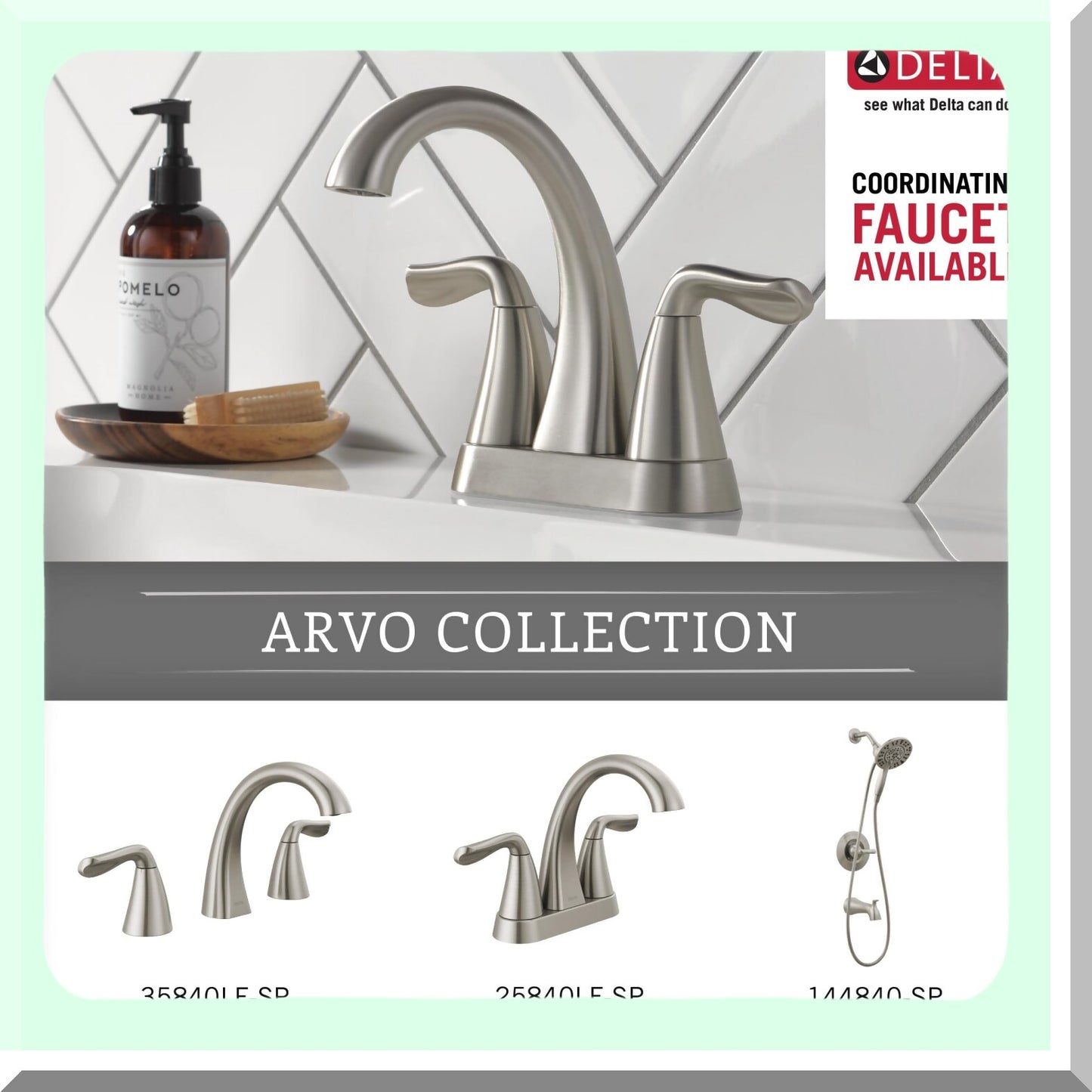 Arvo Wall Mount Square Towel Ring Brushed Nickel