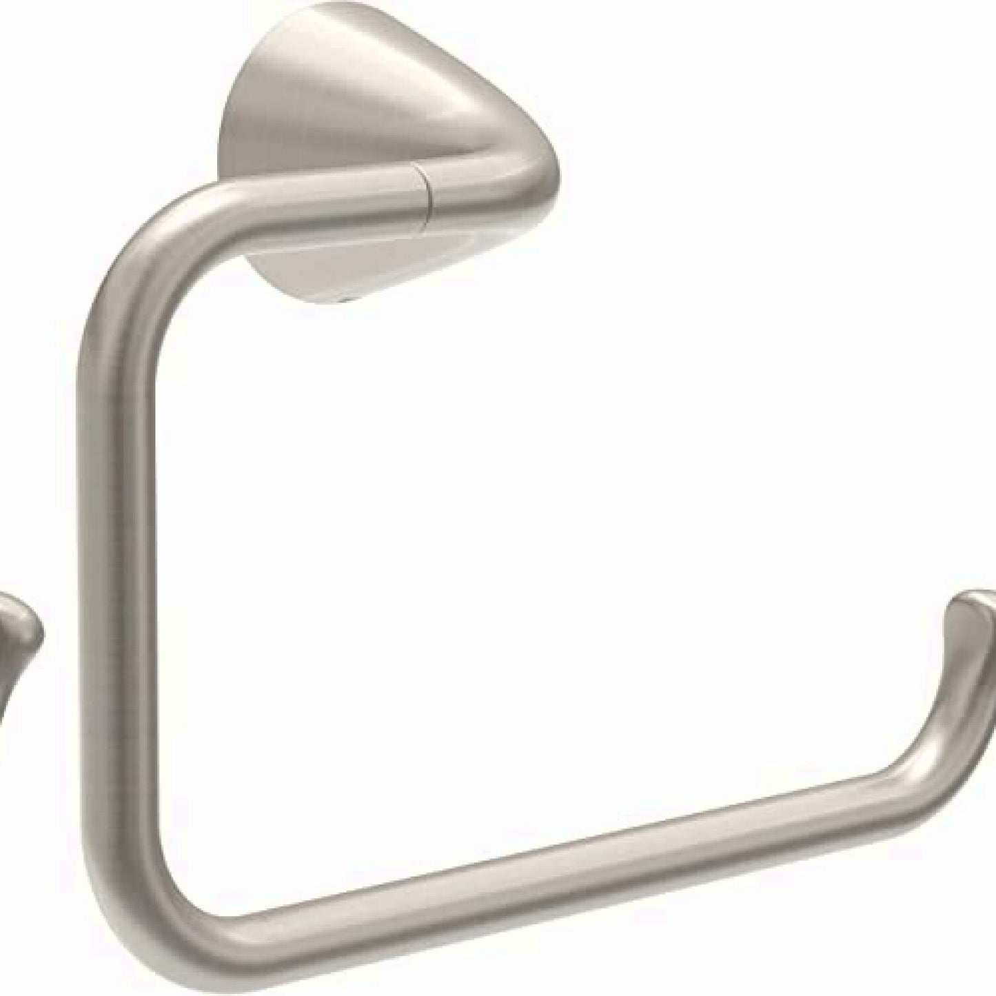 Arvo Wall Mount Square Towel Ring Brushed Nickel