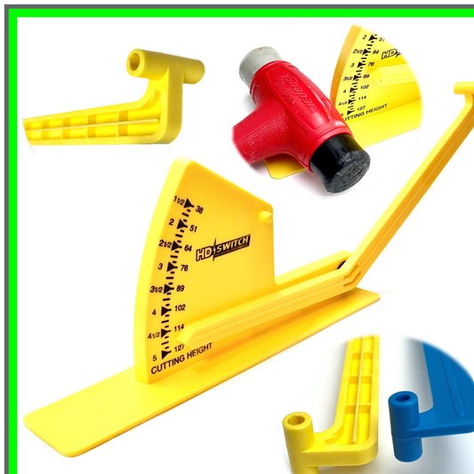 Precision Deck Blade Leveling Gauge for Zero Turn Mowers