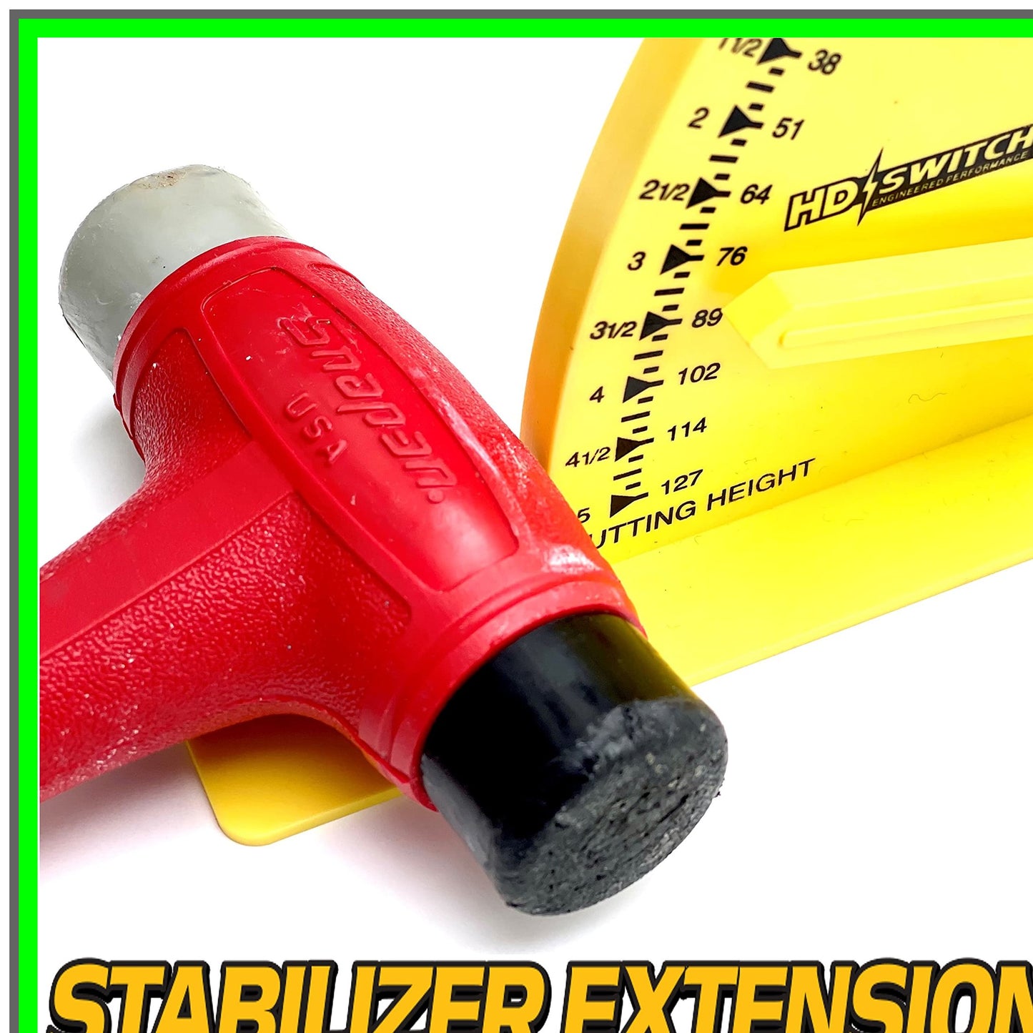 Precision Deck Blade Leveling Gauge for Zero Turn Lawn Mowers