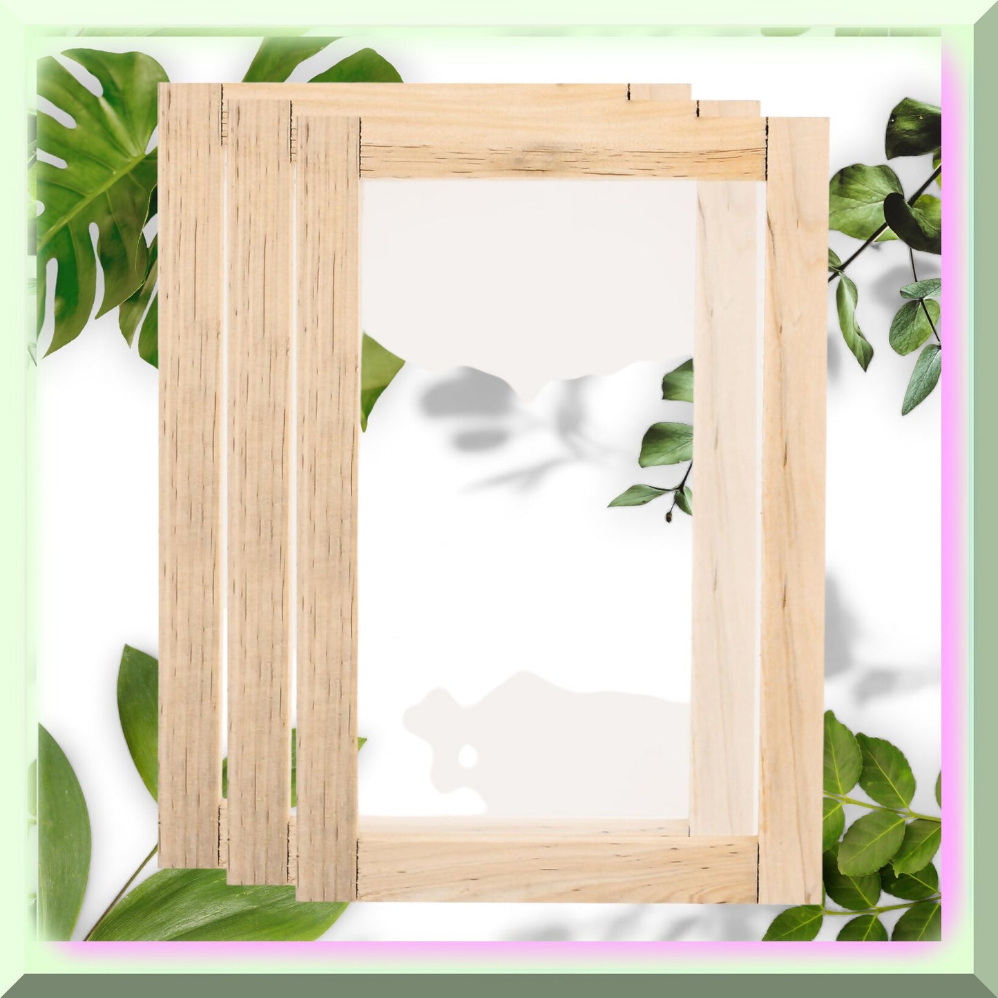SilkEase 3-in-1 Screen Printing Kit 10x14 Inch Wood Frames