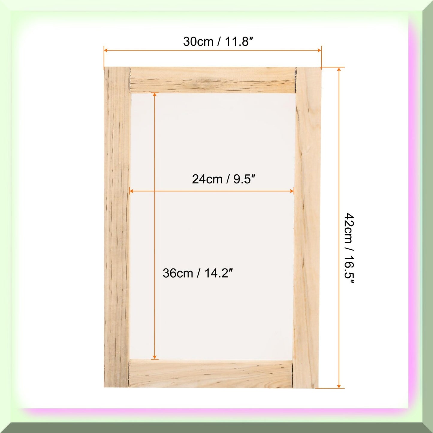 SilkEase 3-in-1 Screen Printing Kit 10x14 Inch Wood Frames