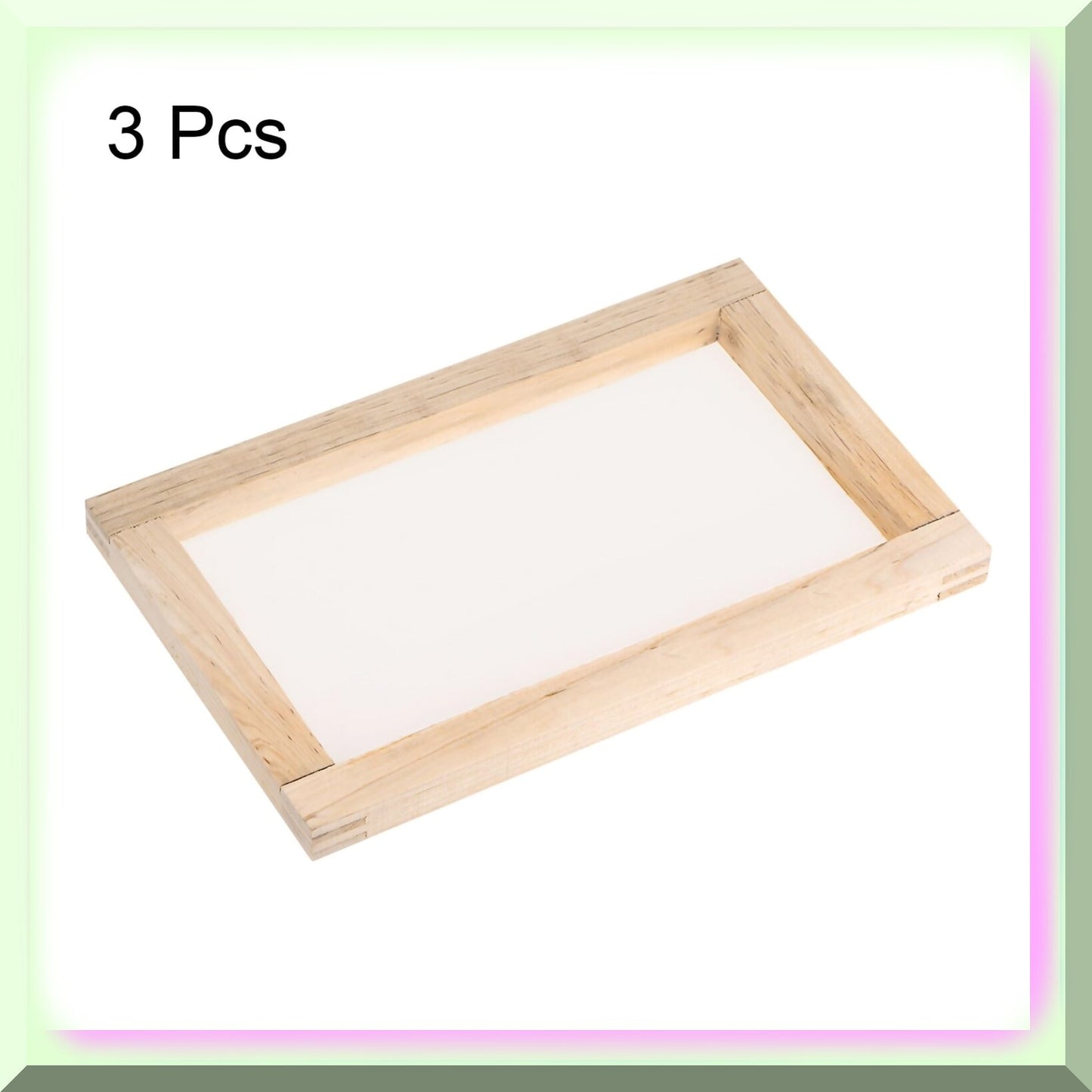 SilkEase 3-in-1 Screen Printing Kit 10x14 Inch Wood Frames