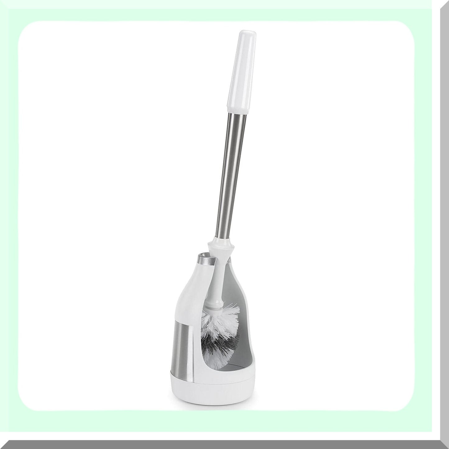 Stainless Steel Tet Brush Caddy Black 2 Pack