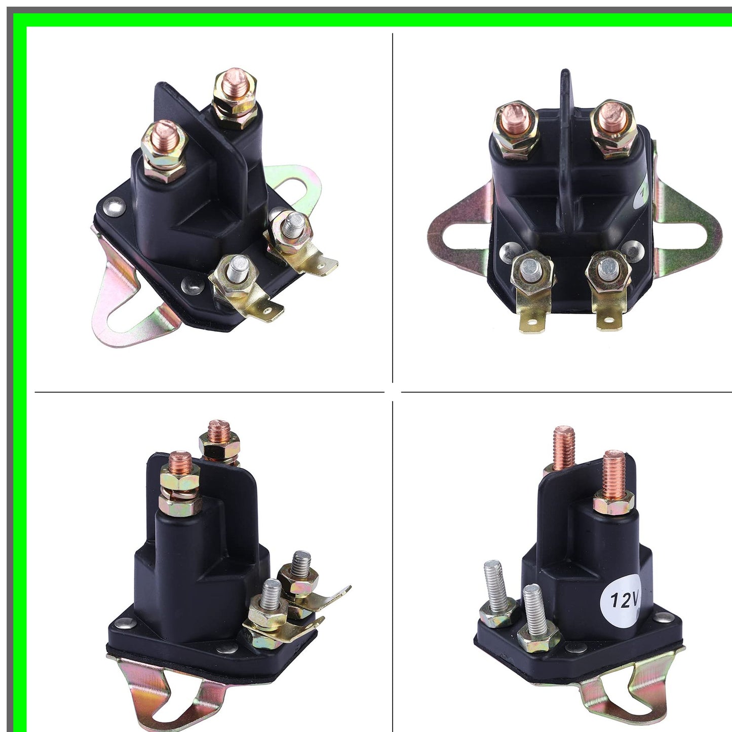 Starter Solenoid Relay Switch for Snapper Wheelhorse Lawn Mower 12V 4-Pole