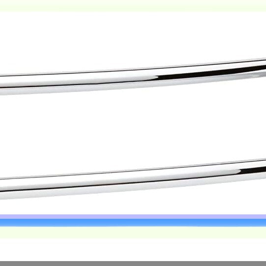 24-in Wall Mount Double Towel Bar in Polished Chrome
