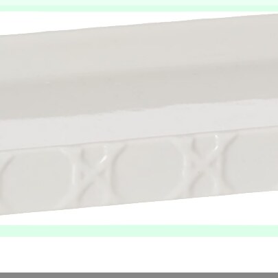 Rattan Tray White 11-inch
