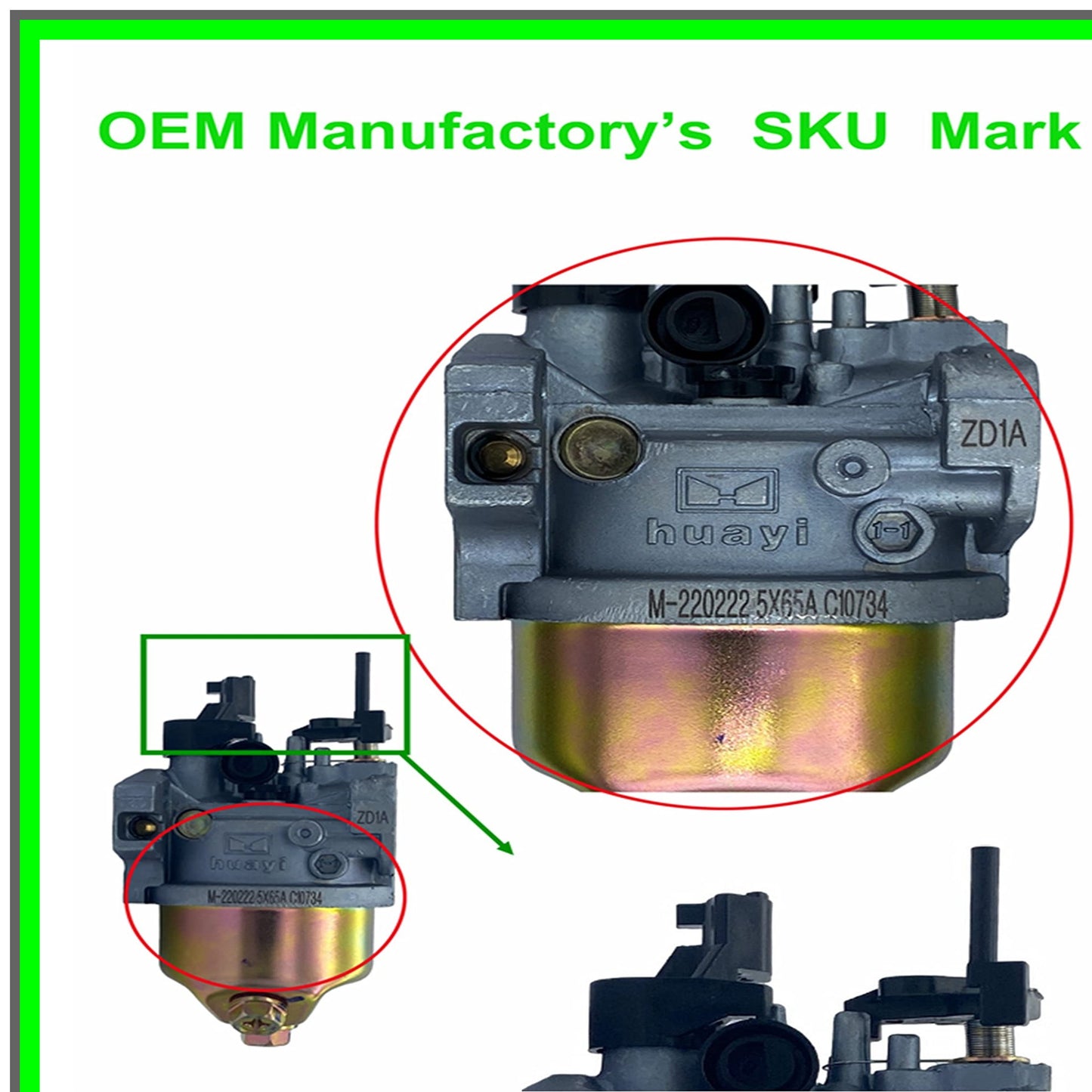 Efficient Carburetor for Cub Cadet Troy Bilt MTD Husky Lawn Equipment