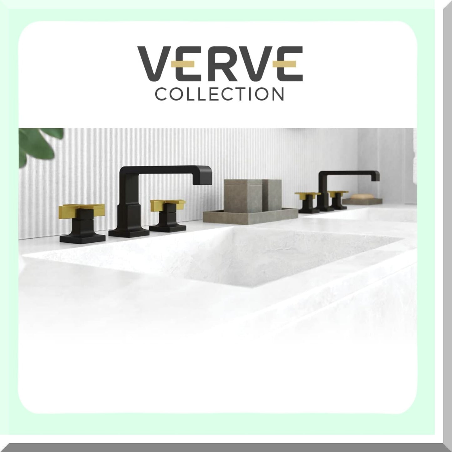 Bath Hardware Brushed Gold Verve Collection