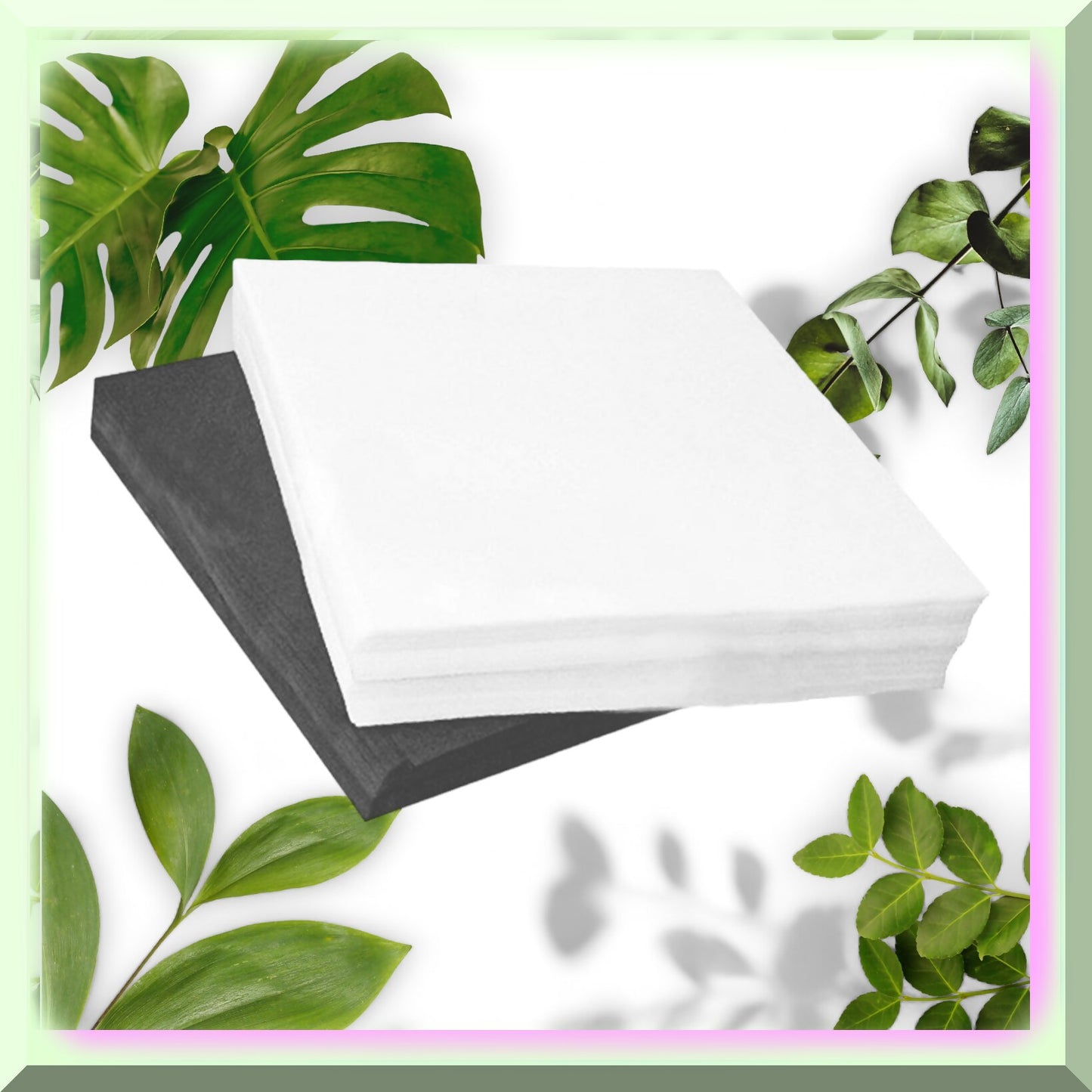EcoPrint Test Sheets 15" x 15" White 25 Pack