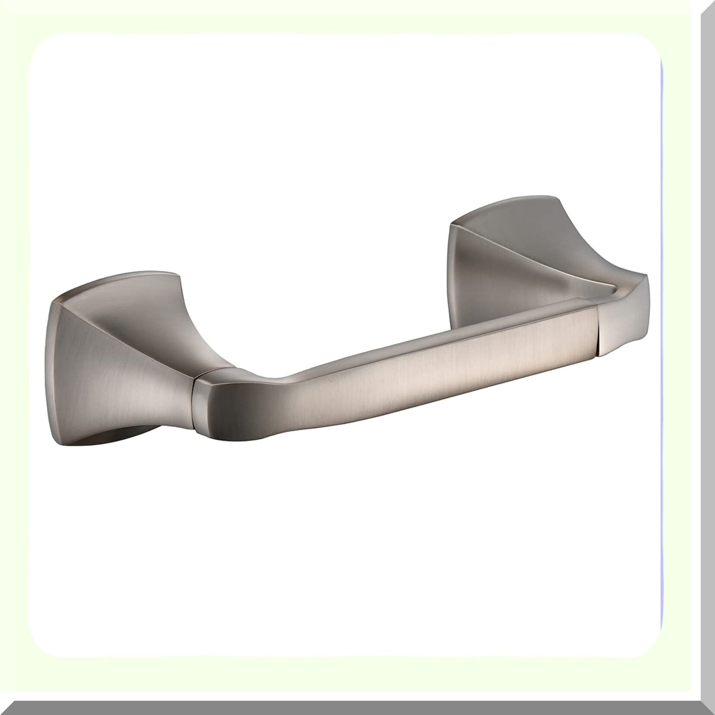 Pivoting Toilet Paper Holder Brushed Nickel