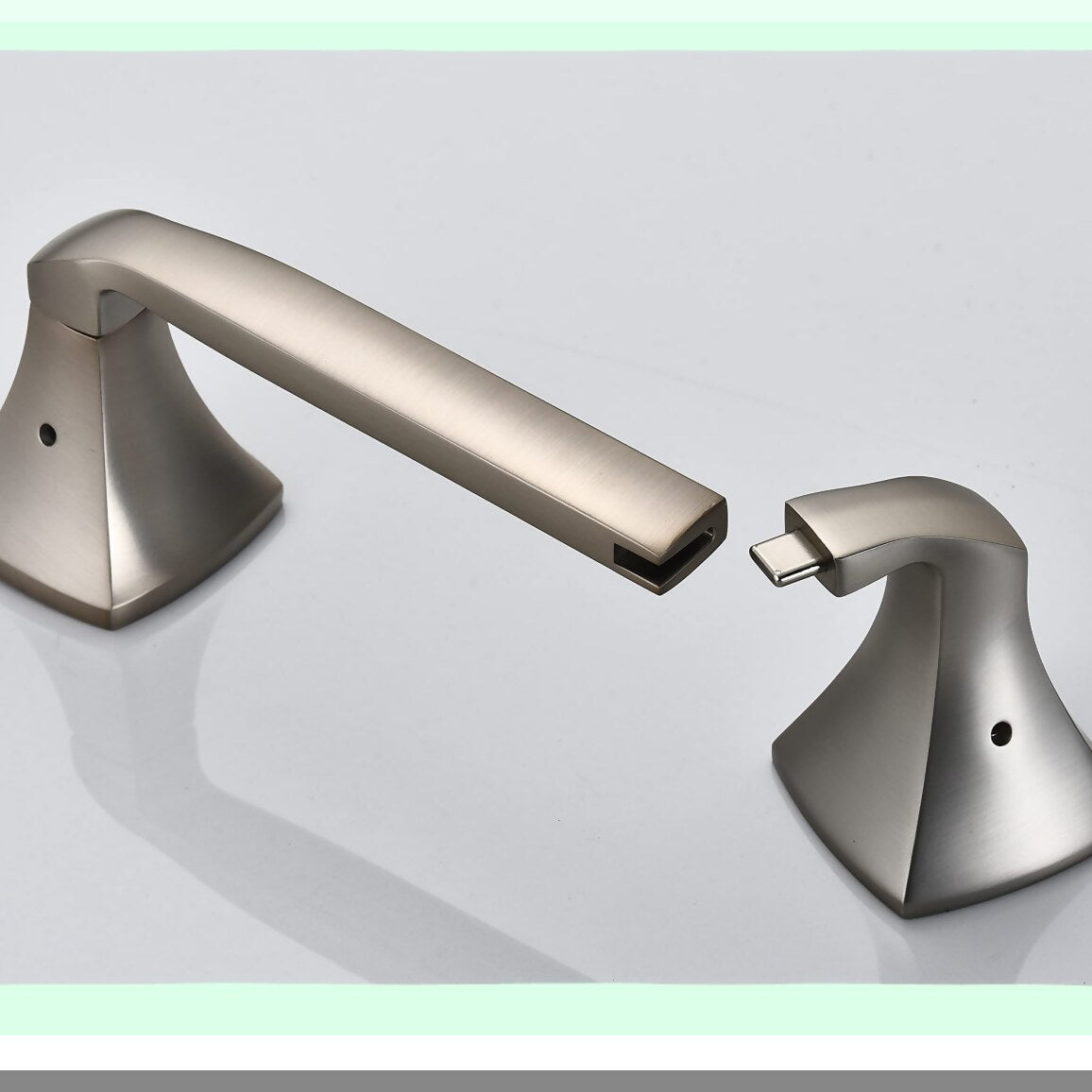 Pivoting Toilet Paper Holder Brushed Nickel