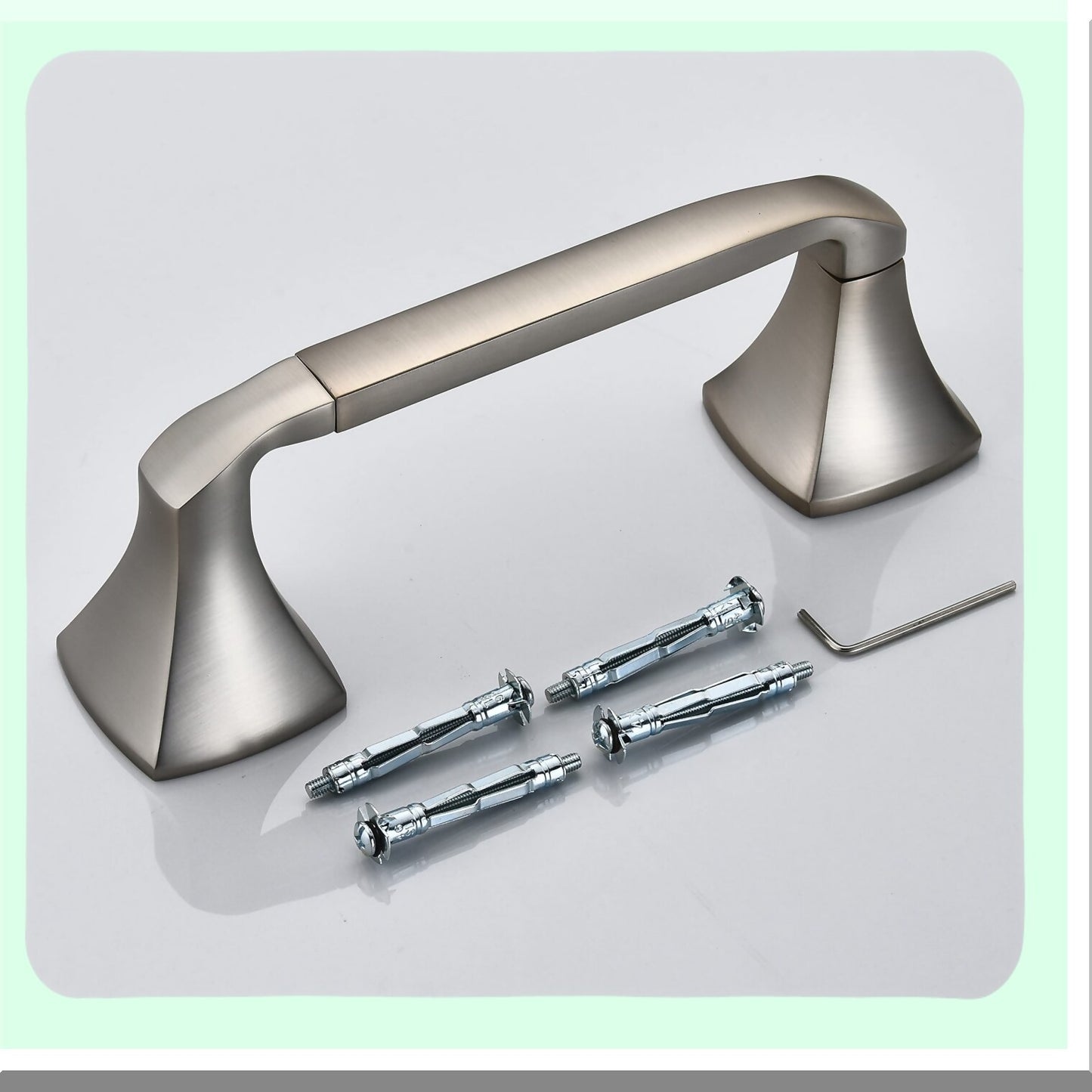 Pivoting Toilet Paper Holder Brushed Nickel