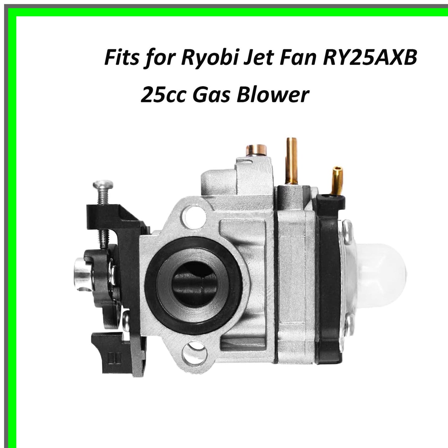 Ryobi Jet Fan Carburetor Kit Replacement for 25cc Gas Blower Models