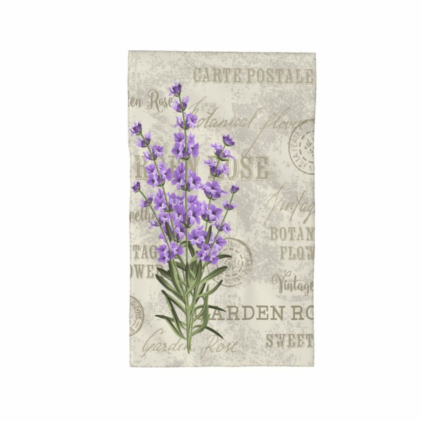Spring Summer Purple Lavender Hand Towel 27.5x16 in