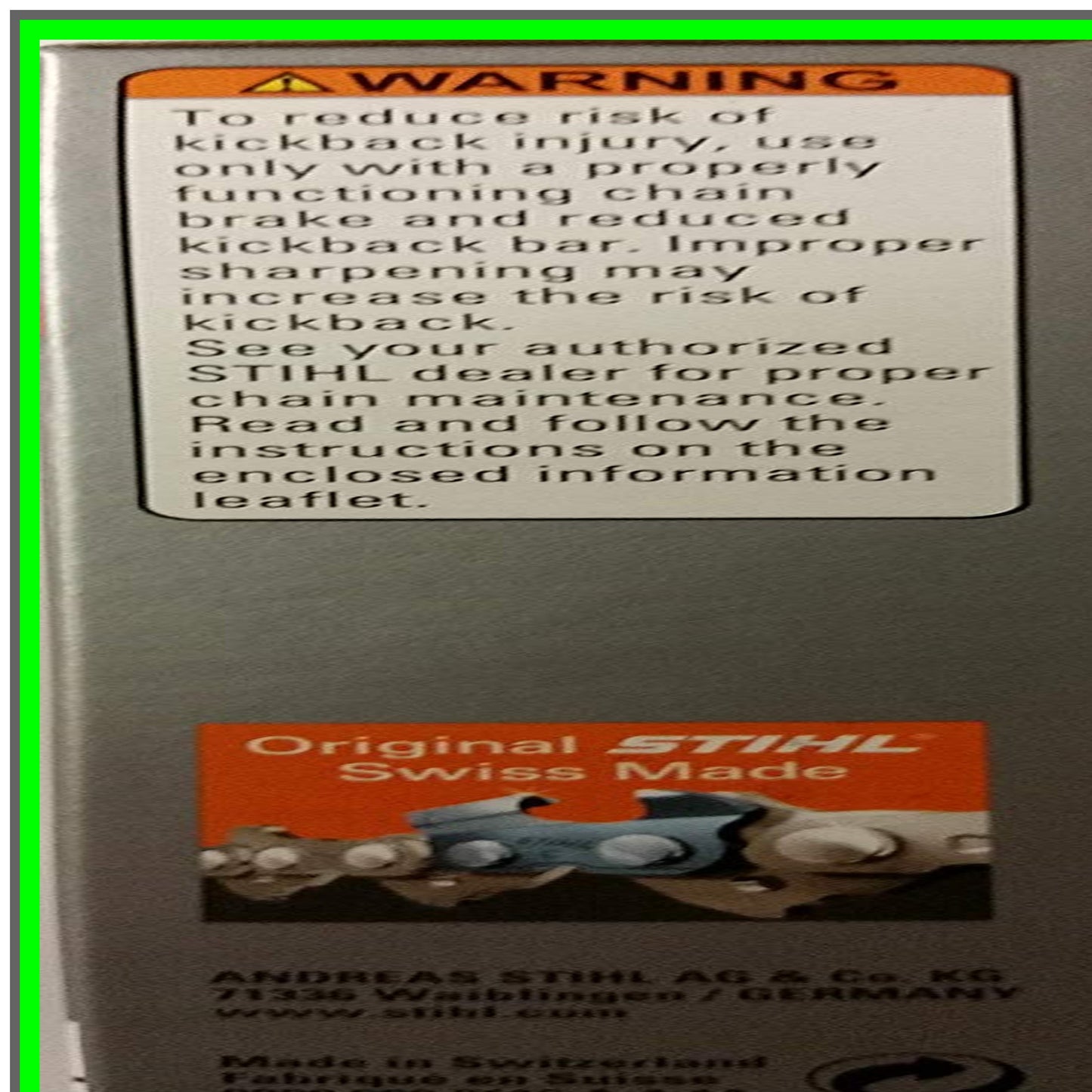 Rapid Micro Comfort 18-Inch Oilomatic Saw Chain for Efficient Cutting