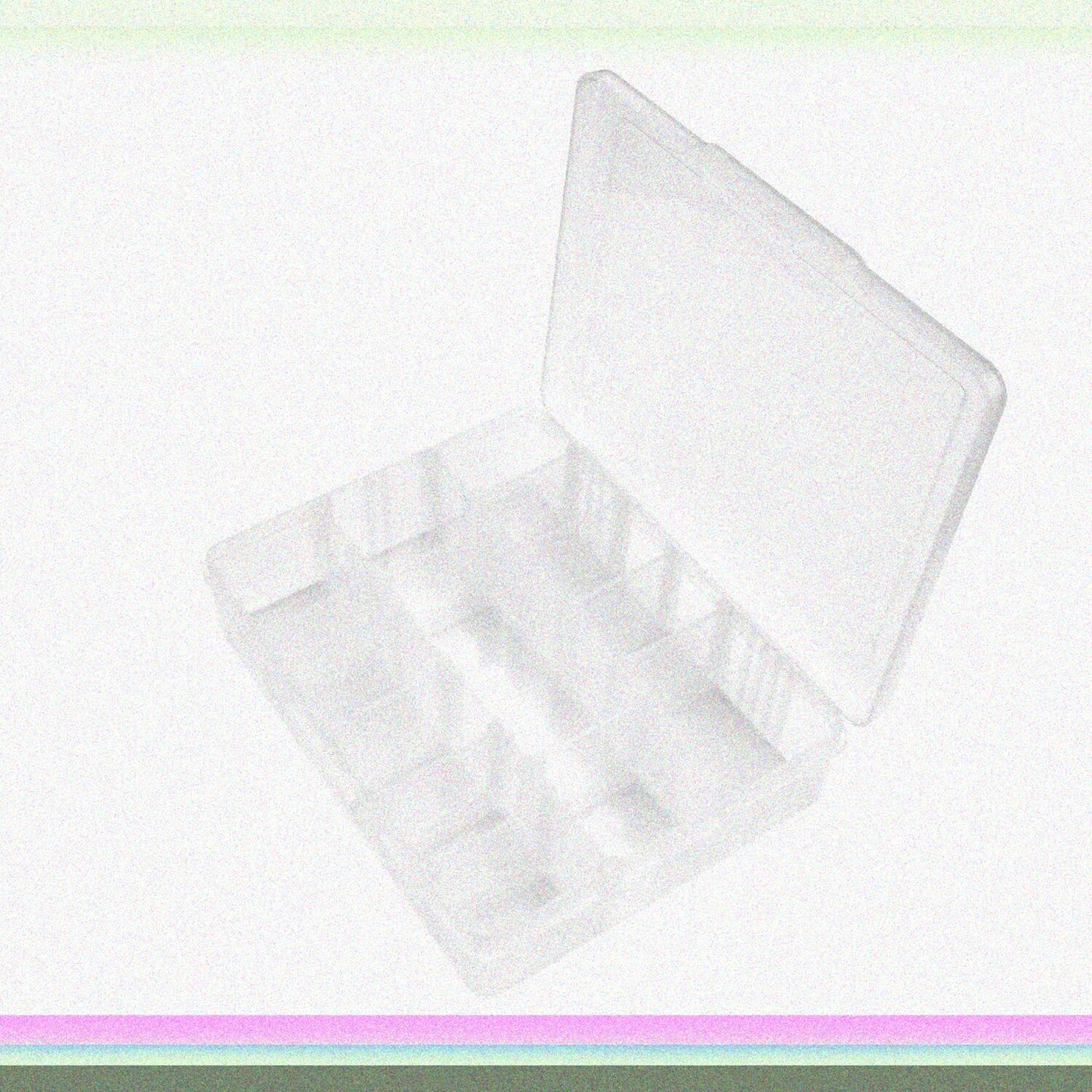14-Compartment Adjustable Plastic Storage Container