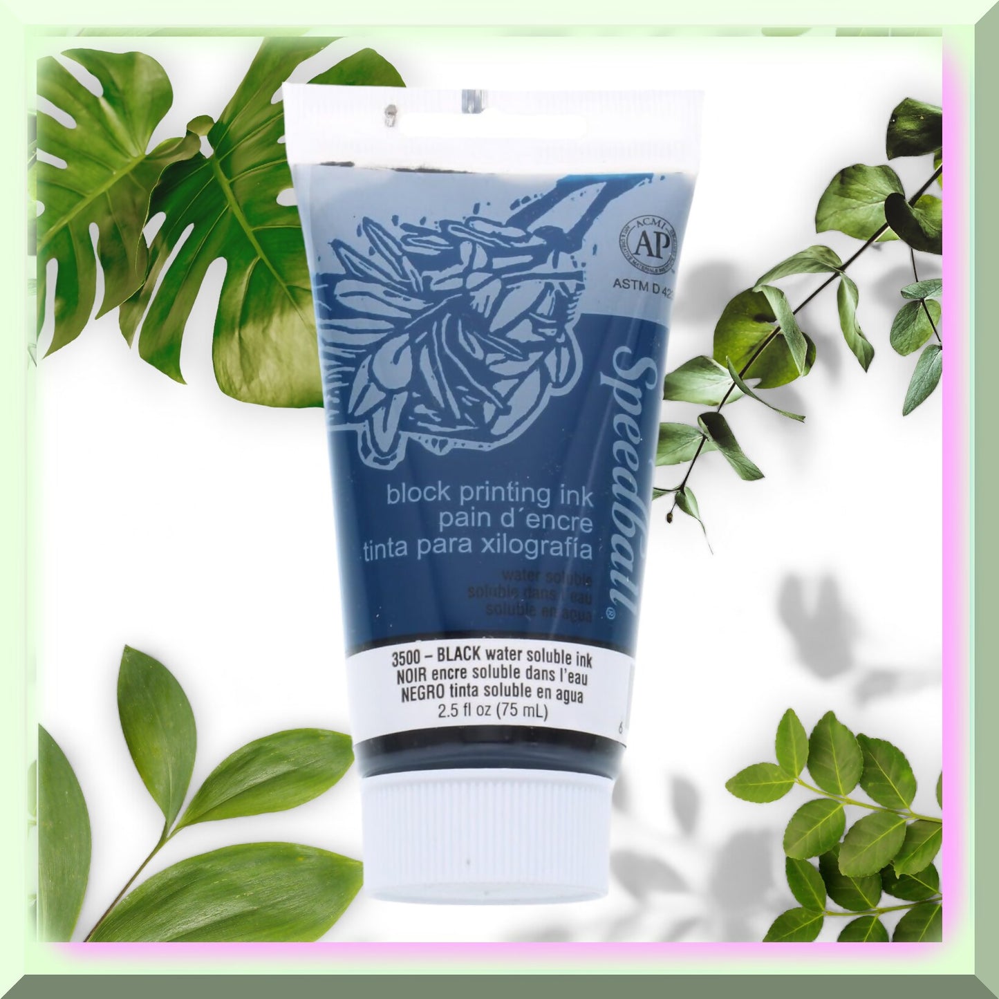 EcoPrint Black Water-Soluble Ink 2.5oz