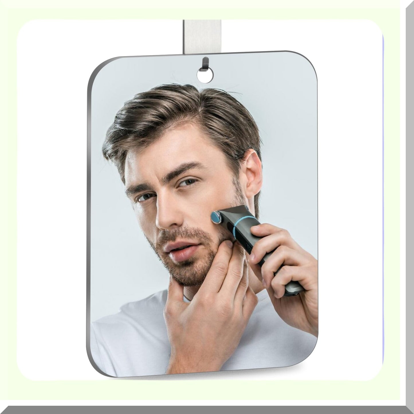 Shatterproof Shower Mirror 10.7x8 inch
