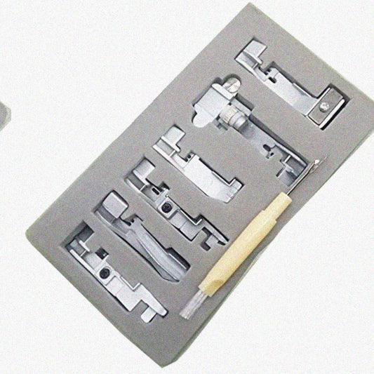 6pcs Overlock Serger Presser Foot Set for Singer Juki