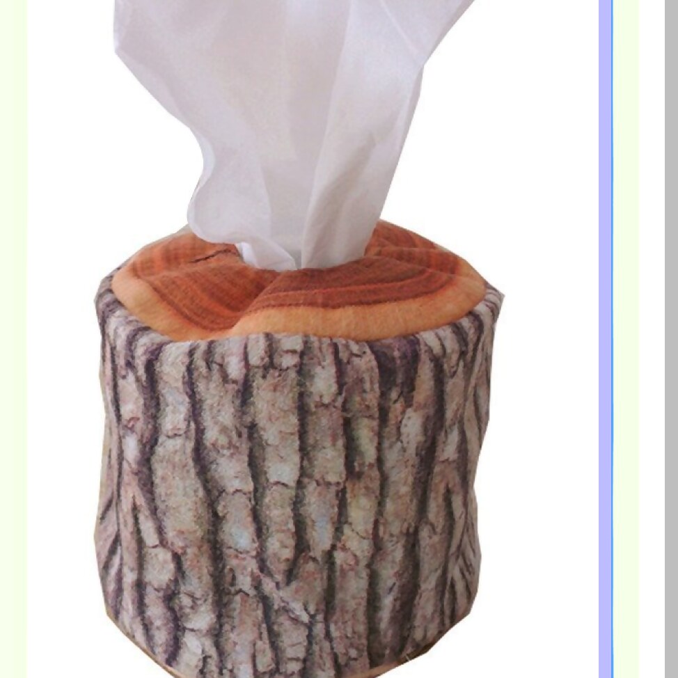 Baby Carrier Plush Tissue Box Cover