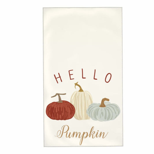 Pumpkin Farmhouse Hand Towel 27.5x15.7 Inch Microfiber