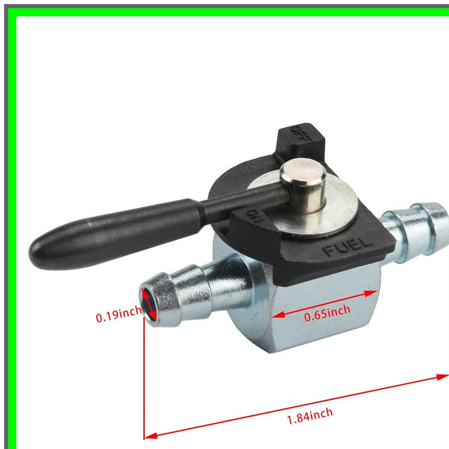 Heavy Duty Inline Fuel Shut Off Valve for Gas and Diesel Engines
