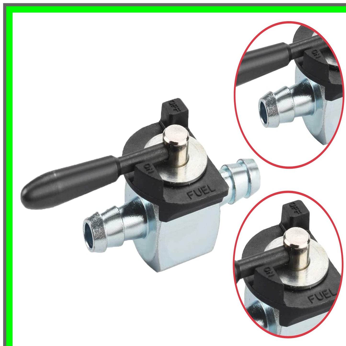 Heavy Duty Inline Fuel Shut Off Valve for Gas and Diesel Engines