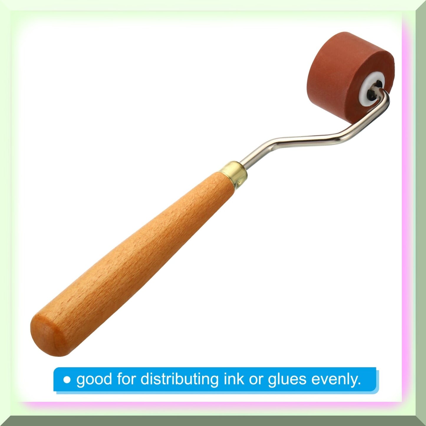 0.8" Rubber Brayer for Wallpaper and Printmaking