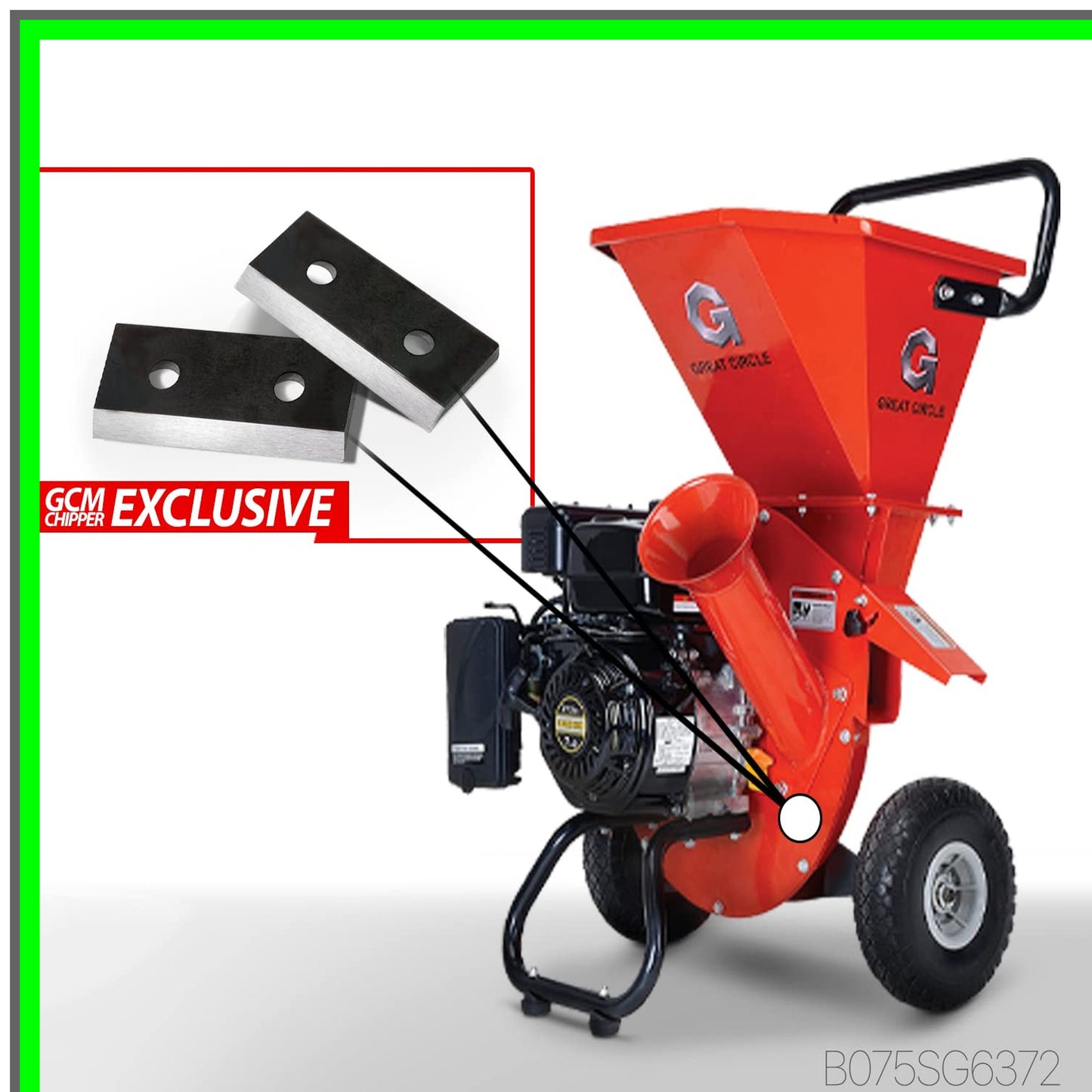 Efficient Wood Chipper Shredder Blades for LCE01 Mulching Performance