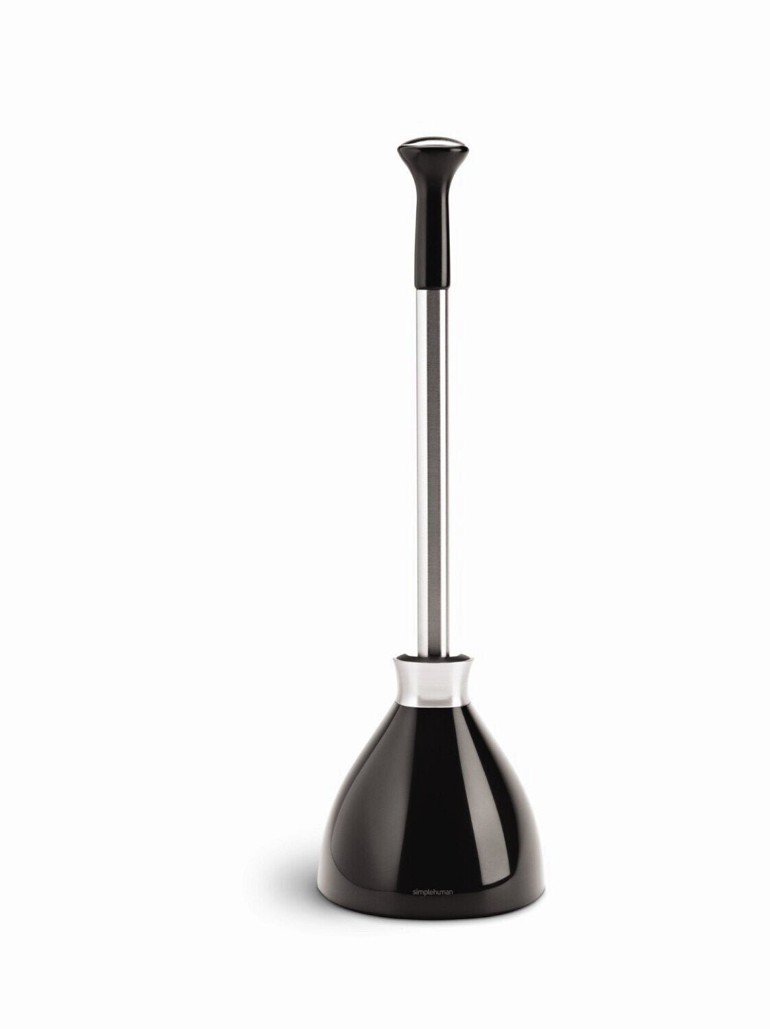 Stainless Steel Plunger and Caddy Black