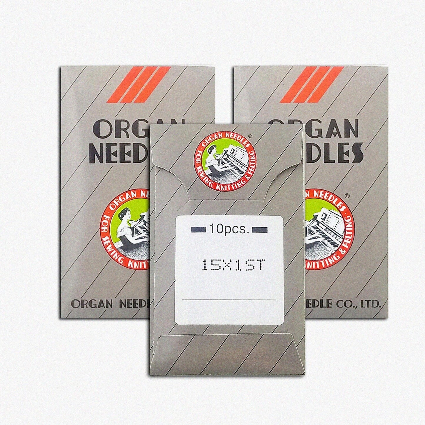 30 Flat Shank Embroidery Needles 15x1, Multiple Sizes
