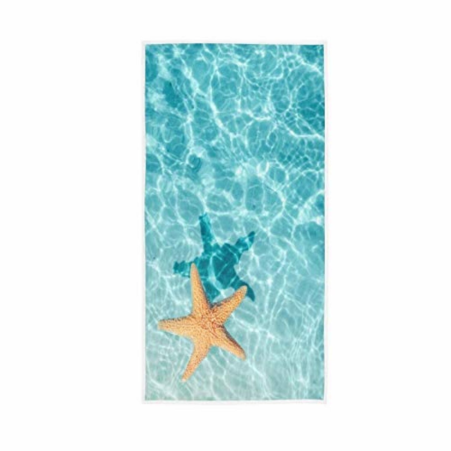 Sea Ocean Wave Guest Hand Towel 16x30 inches