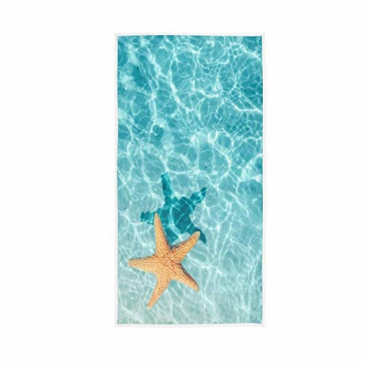 Sea Ocean Wave Guest Hand Towel 16x30 inches