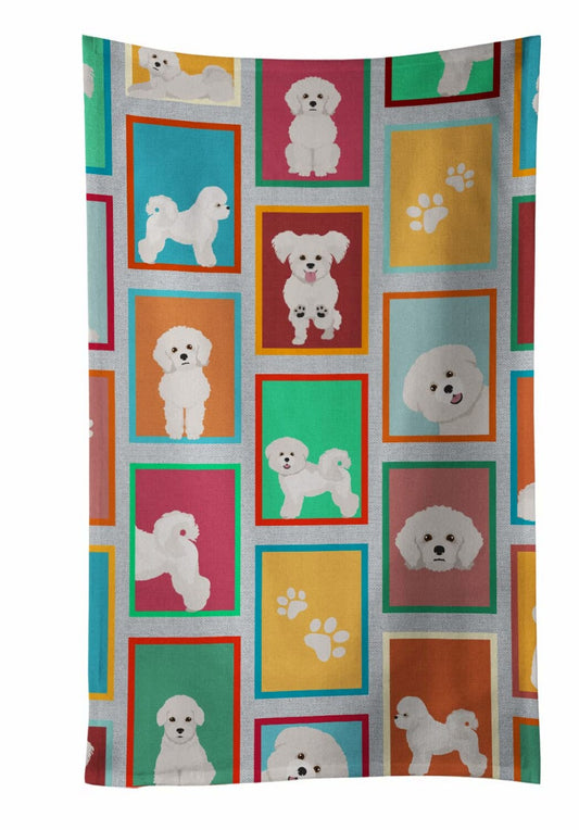 Bichon Frise Kitchen Towel 15x25 Inches