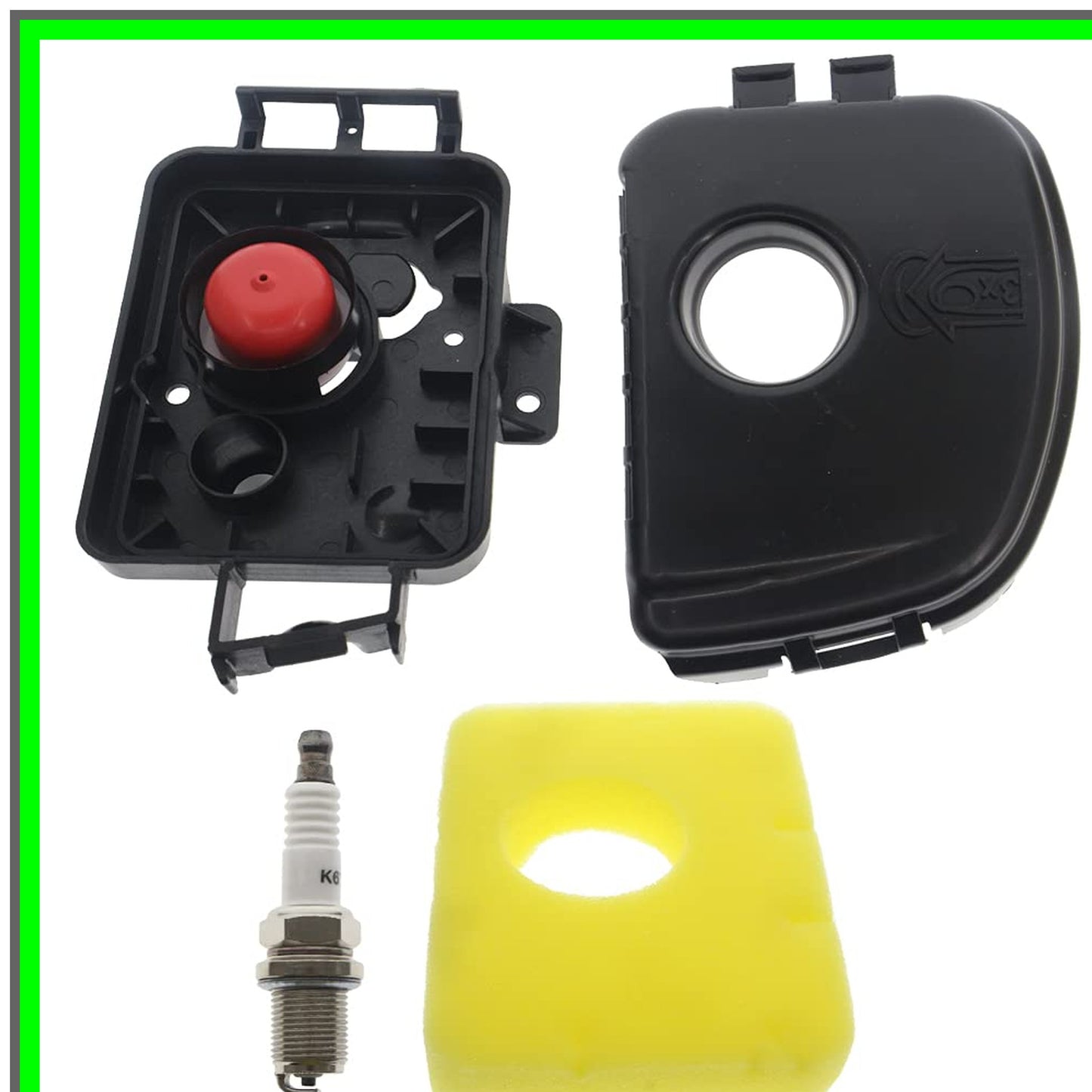 Air Filter Base and Cleaner Cover for 550E-550Ex Mower Engines