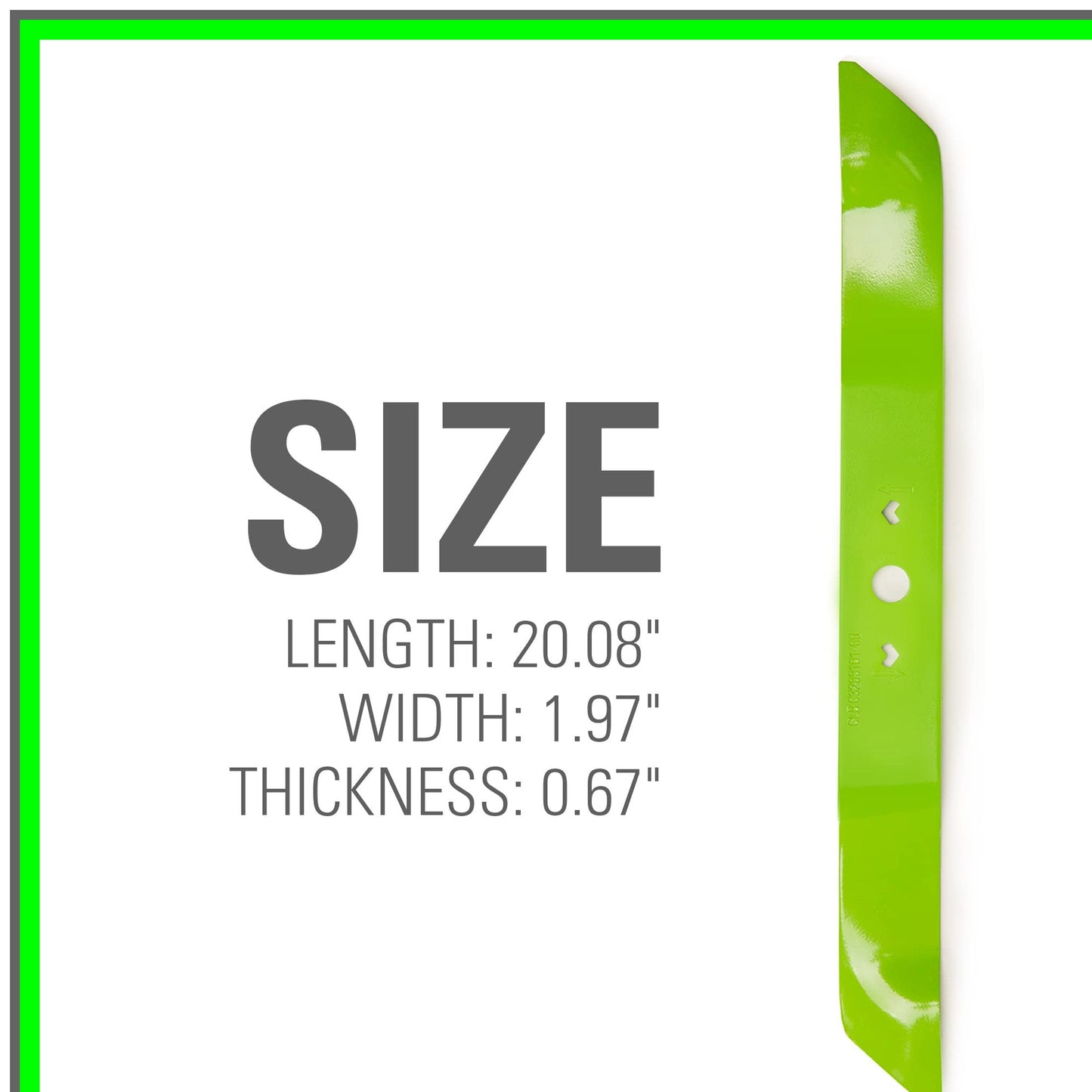 21-Inch Replacement Lawn Mower Blade for MO40L4413, MO40L03, MO48L4422
