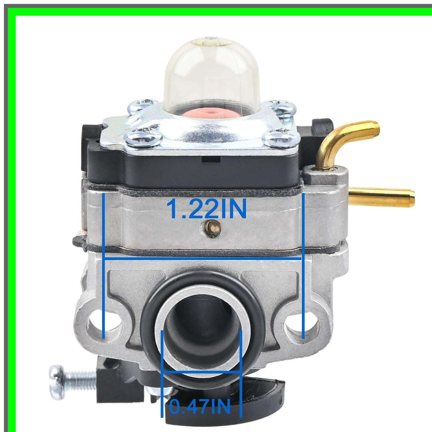 Efficient 25cc Carburetor for Ryobi Cultivators and String Trimmers