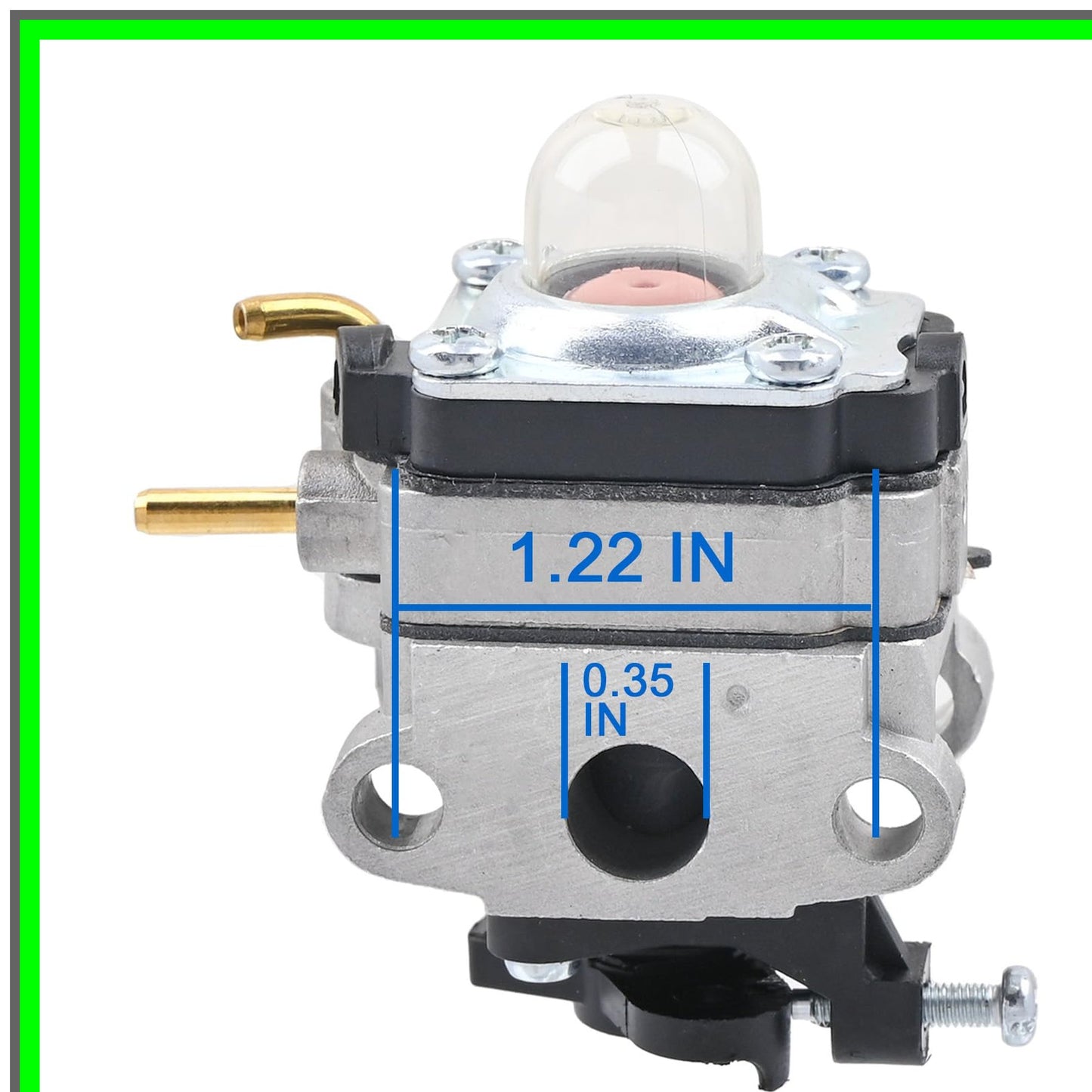 Efficient 25cc Carburetor for Ryobi Cultivators and String Trimmers