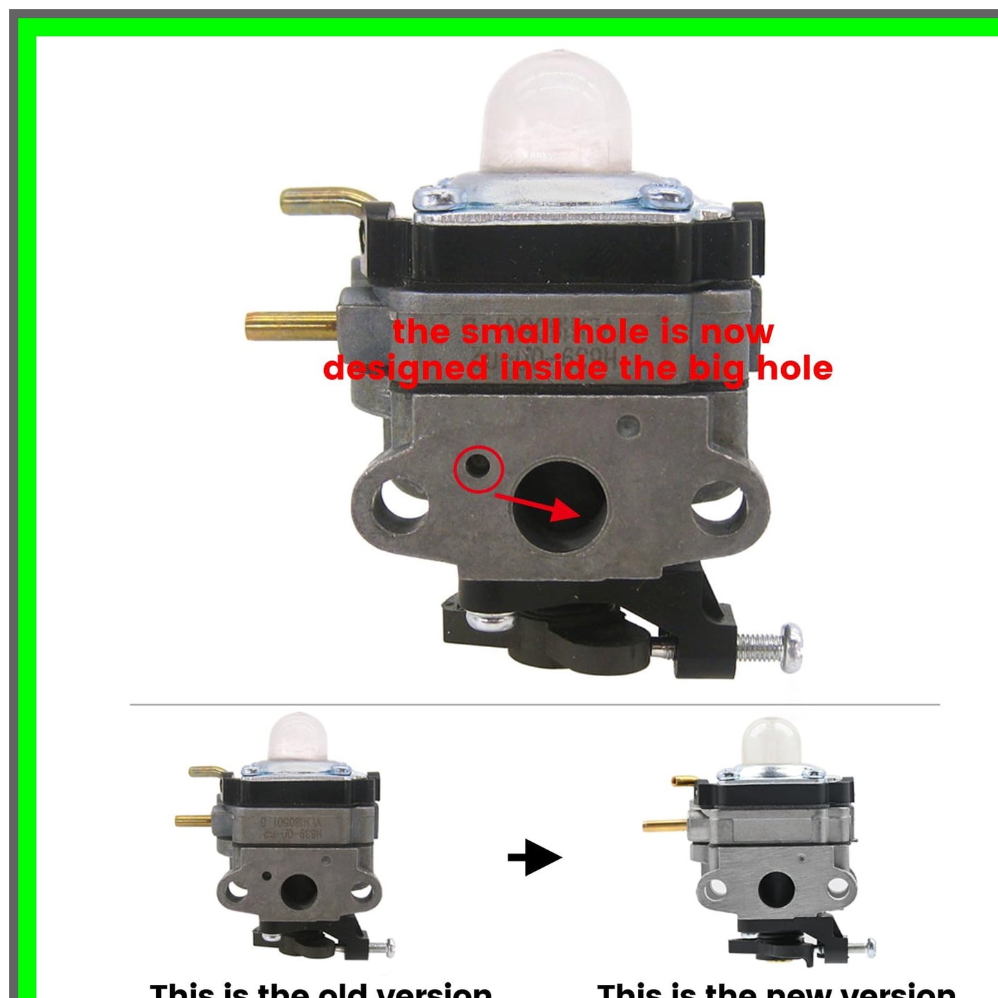 Efficient 25cc Carburetor for Ryobi Cultivators and String Trimmers