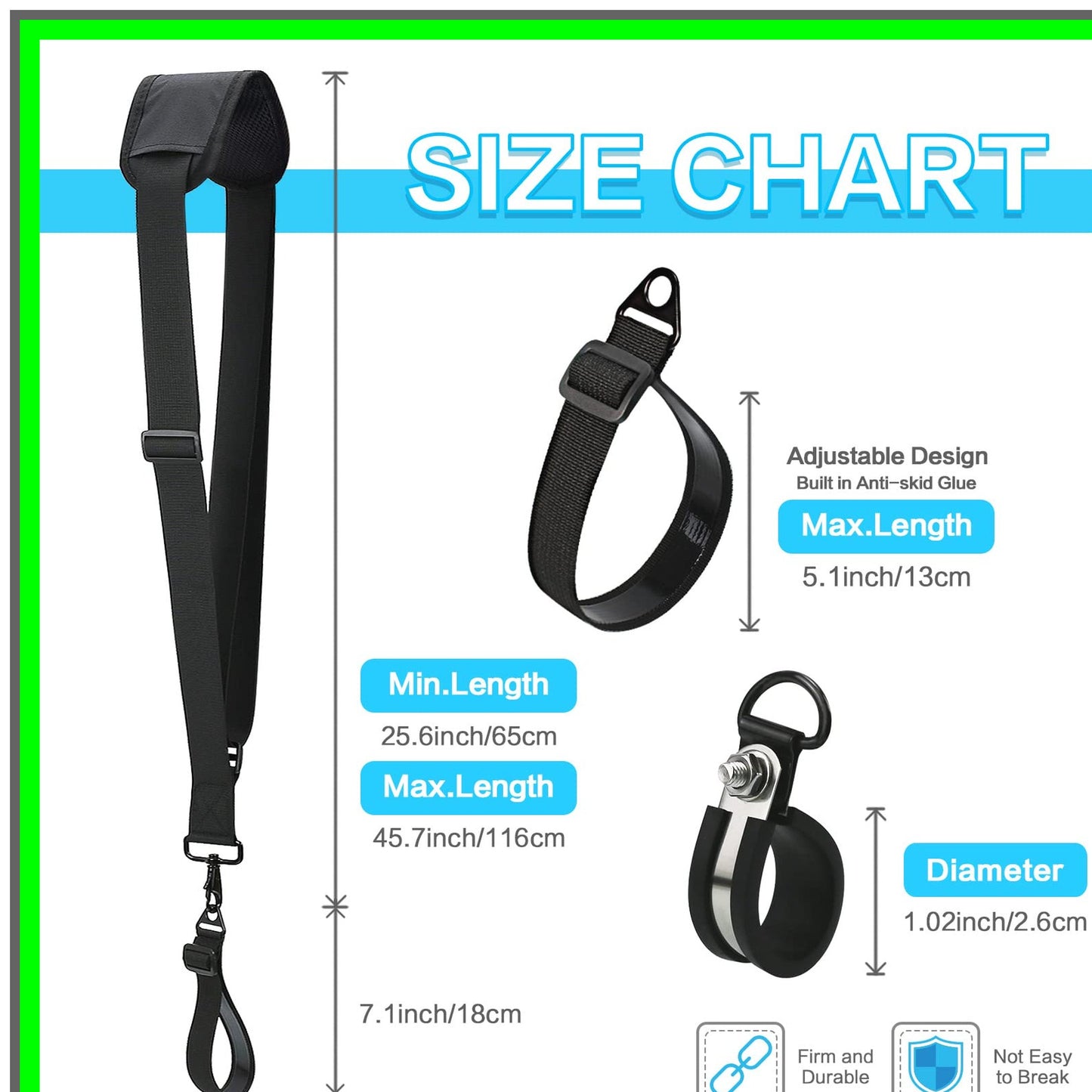 Ergonomic Trimmer Shoulder Strap for Leaf Blowers and Hedge Trimmers
