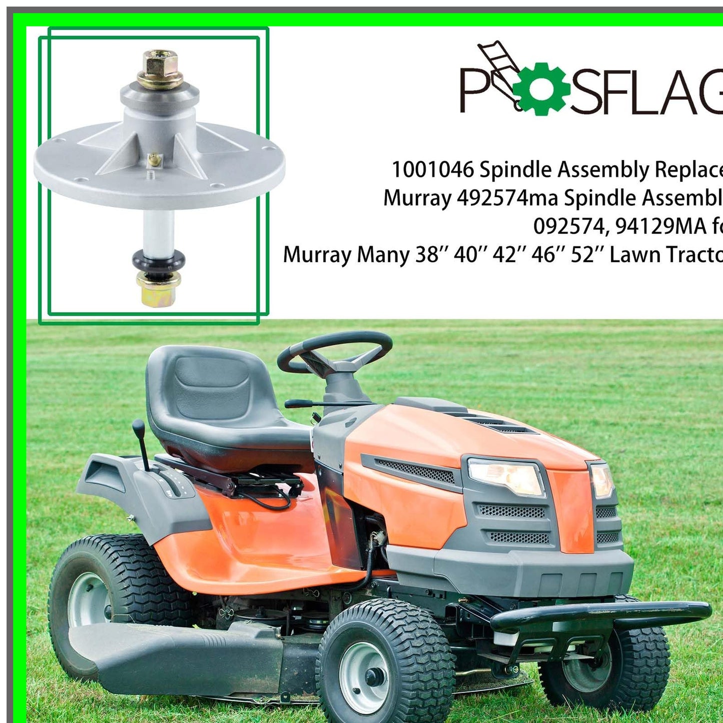 Murray Spindle Assembly Replacement for 38" to 52" Lawn Tractors