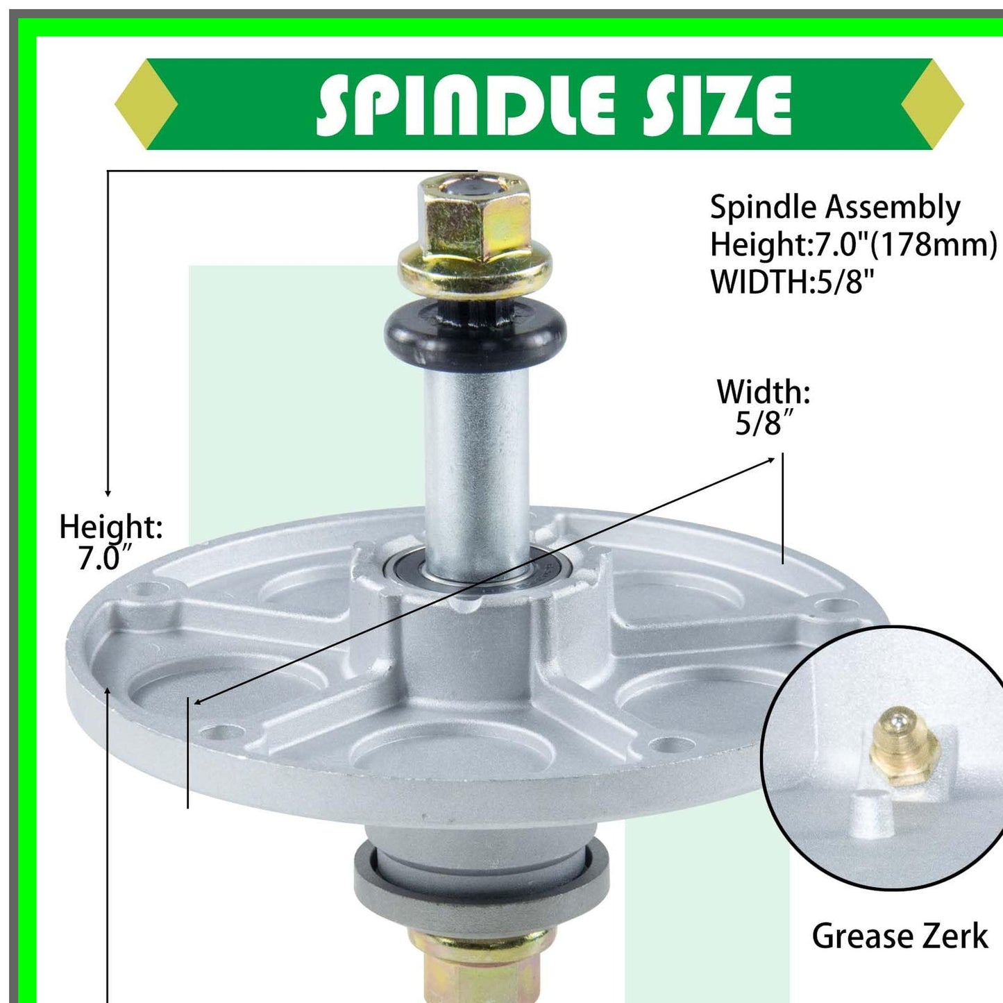 Murray Spindle Assembly Replacement for 38" to 52" Lawn Tractors