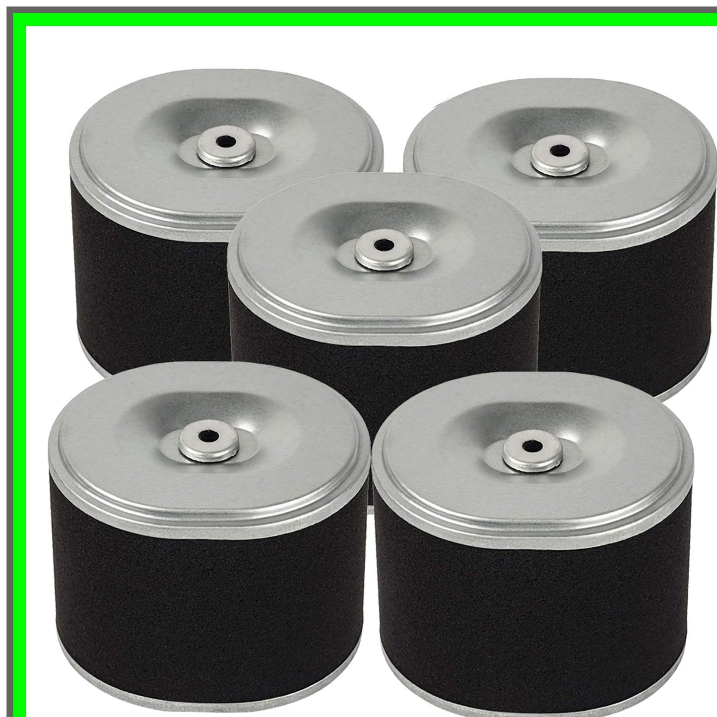 Air Filter Replacement Set for Honda GX340 GX390 Engines - 5 Pack