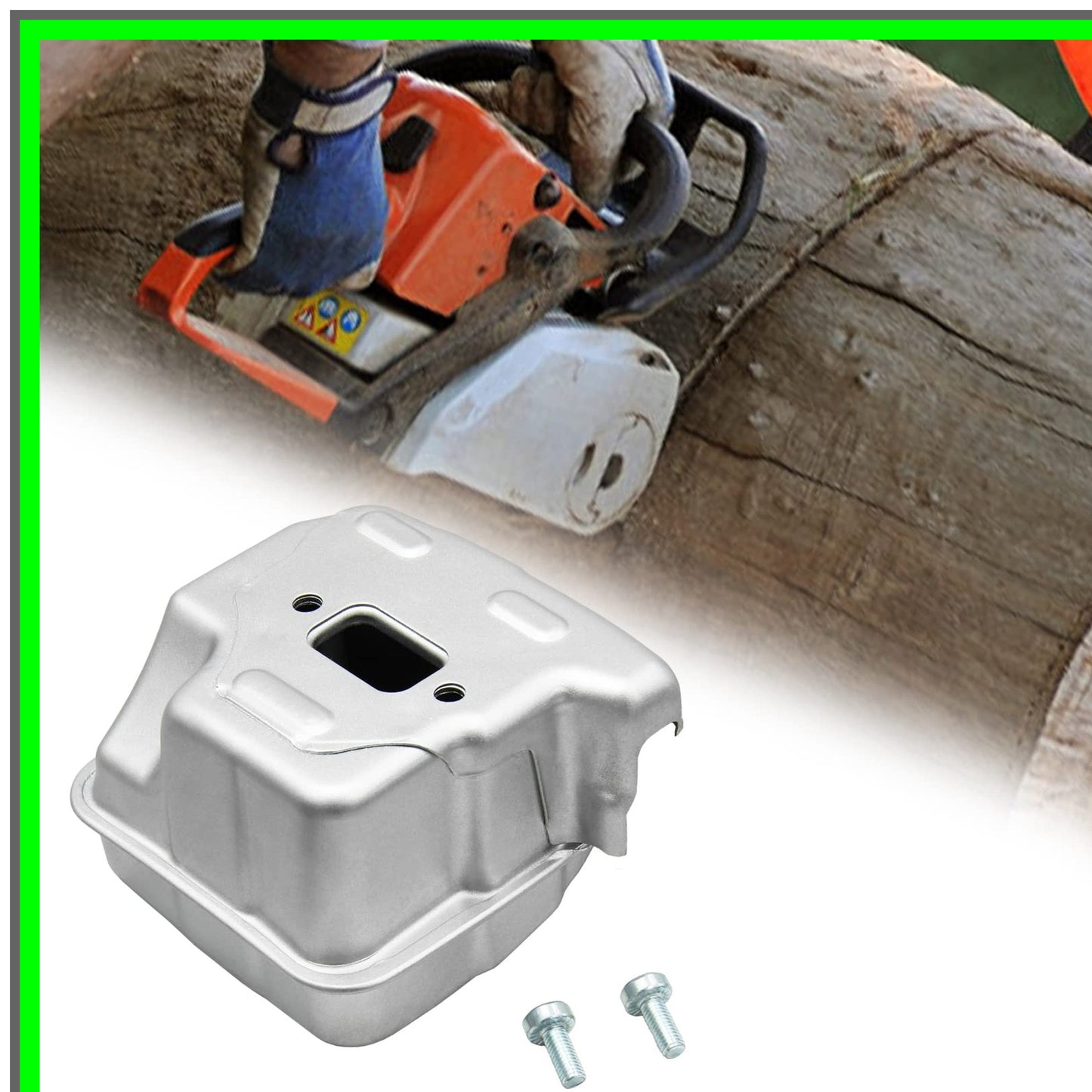 Stihl Chainsaw Exhaust Muffler Kit with Screws for MS231 MS251 Models