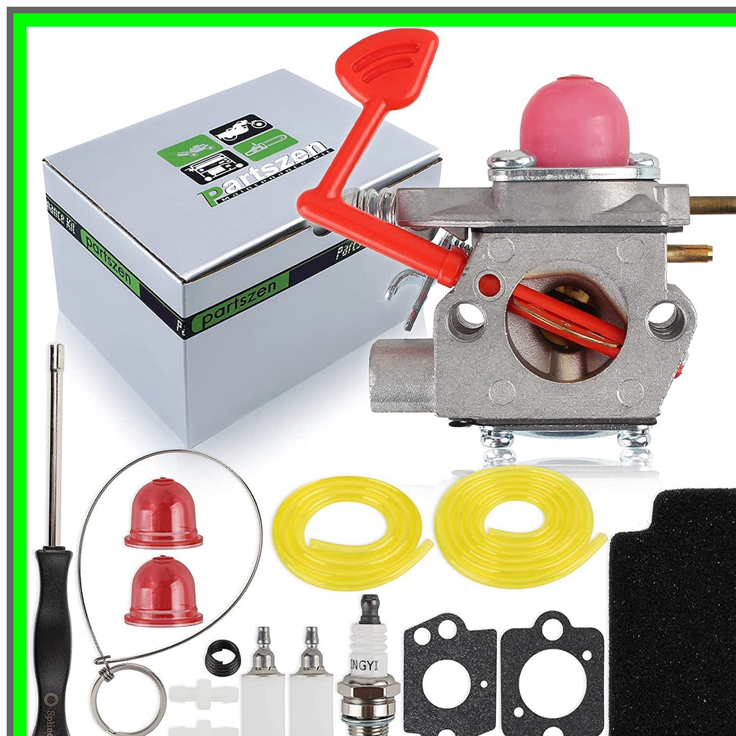 High-Performance Carburetor for Poulan Pro Blowers with Spark Plug