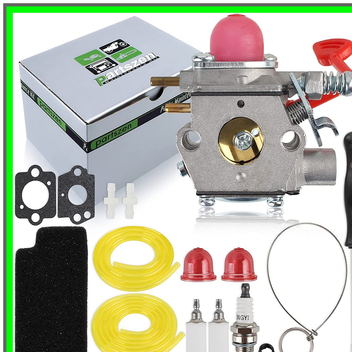 High-Performance Carburetor for Poulan Pro Blowers with Spark Plug