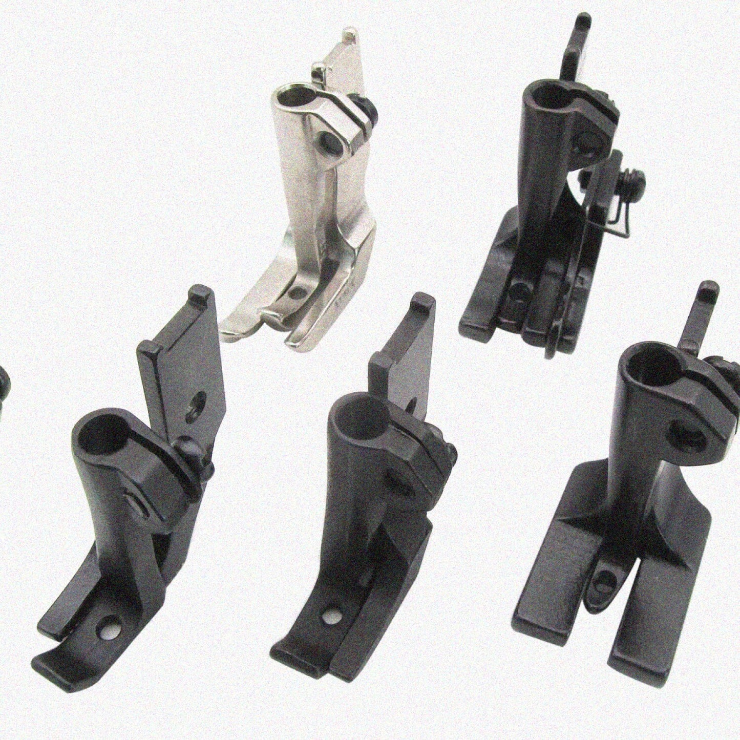 5-Piece 1/4" Walking Foot Sewing Set for Industrial Machines