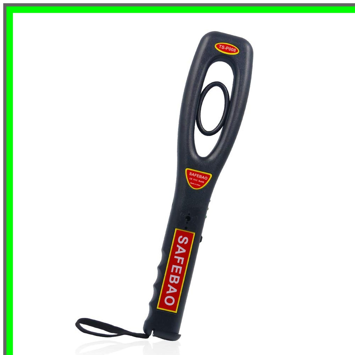 Handheld Metal Detector Wand with Adjustable Sensitivity and Alerts