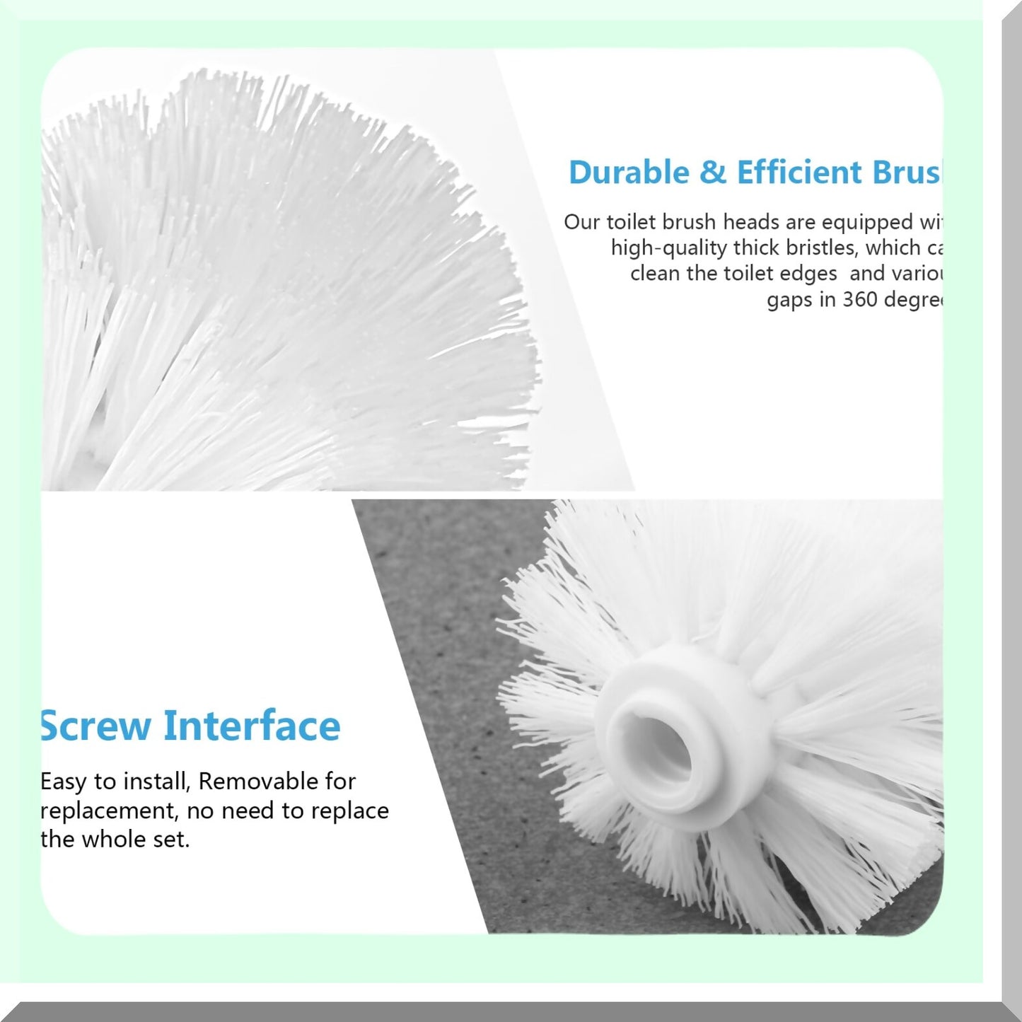 Tet Brush Head Replacement White 10x8x2cm
